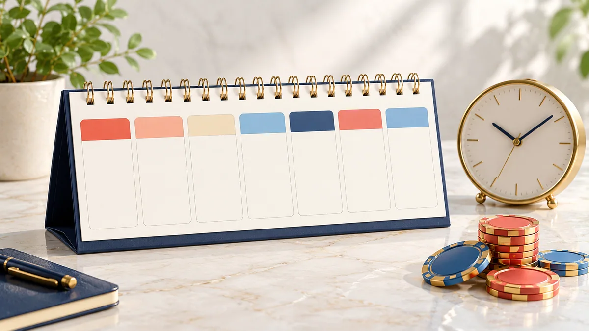 Sky Vegas free spins expiry guide with a seven-day calendar clock and tokens