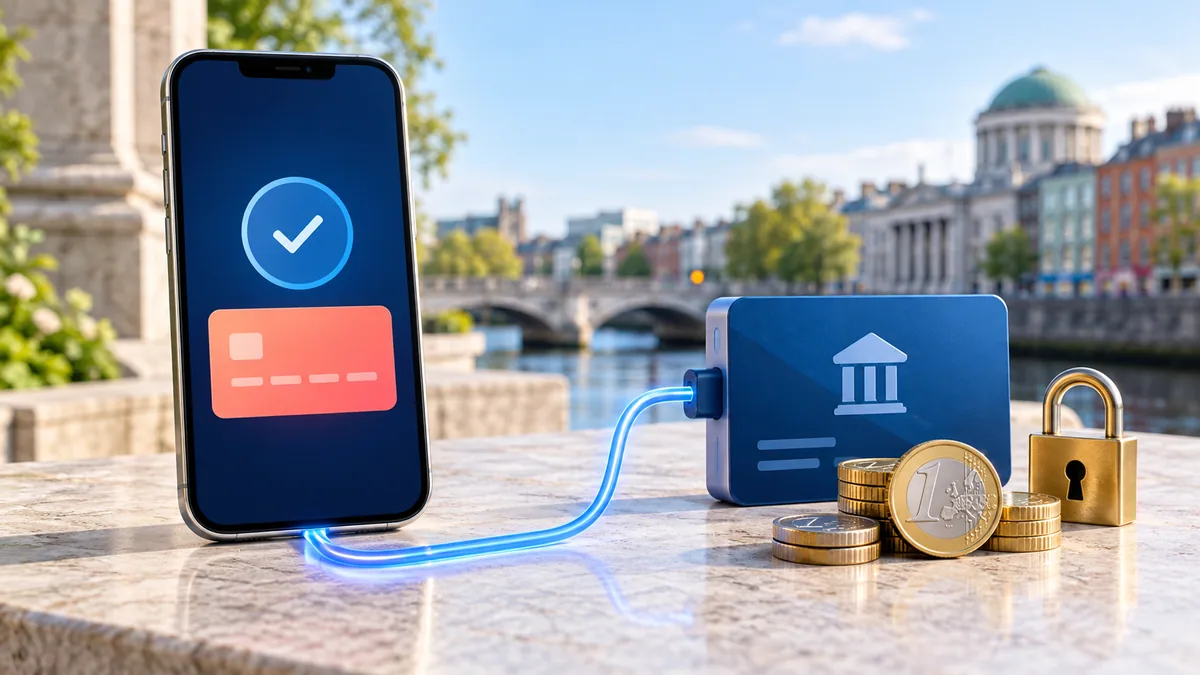 Sky Vegas Pay by Bank Ireland route with phone euro account coins and lock