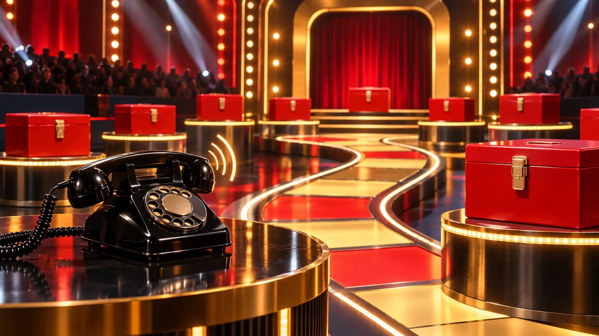 Original editorial artwork for the Deal or No Deal: The Perfect Play slot guide