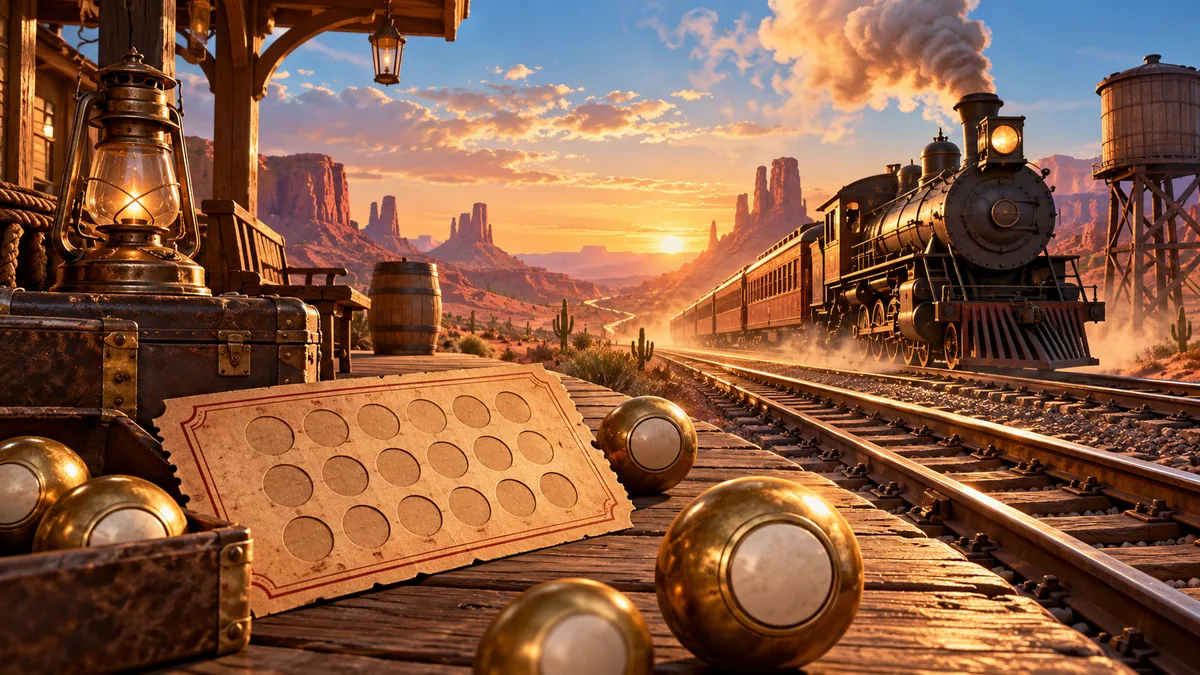 Original editorial artwork for the Slingo Money Train slot guide